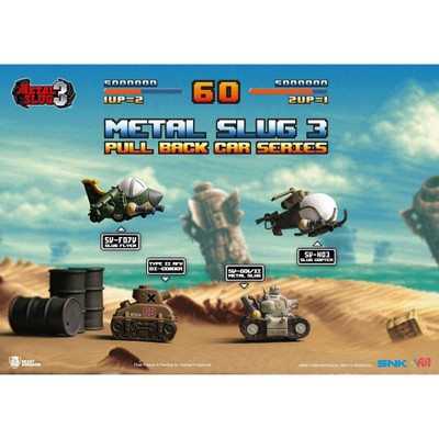 SNK METALl SLUG3 Series Pull back car Set (Mini Egg Attack)