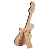 Juvale Wooden Guitar Picture Holder Frame for 3 x 5 Inches Photos, Black, 15.8 x 7 x 0.6 Inches - 4 of 4