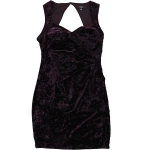 GUESS Womens Crushed Velvet Sheath Dress - 1 of 2