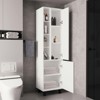 SEVOBAL Bathroom Storage Cabinets 23in Wall Cabinets with One Door for Toiletries and Towels for Bathroom, White, 36.61"*22.44"*3.94" - 3 of 4