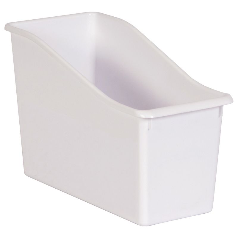 Teacher Created Resources® White Plastic Book Bin, Pack of 6, 2 of 3