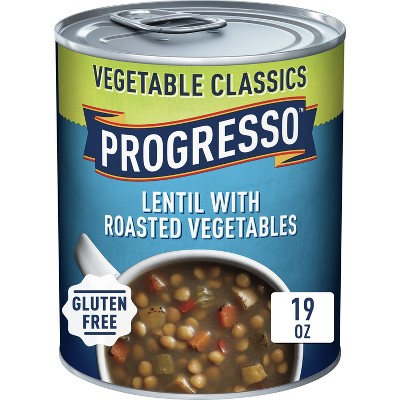 Progresso Gluten Free Vegetable Classics Lentil with Roasted Vegetables Soup - 18.5oz
