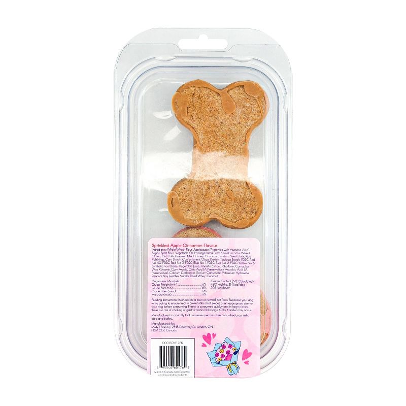 Molly&#39;s Barkery Dog + Heart All Ages Dog Treat with Cinnamon &#38; Apple Flavor - 3.49oz, 4 of 6