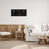 Stupell Industries Happy Halloween Skeleton Letters Framed Giclee Art, Black, 30" x 13" - 3 of 4
