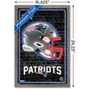 Trends International NFL New England Patriots - Neon Helmet 23 Framed Wall Poster Prints - 3 of 4