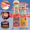HOMEFUN Play Kitchen Set Kids Cooking Playset - 3 of 4