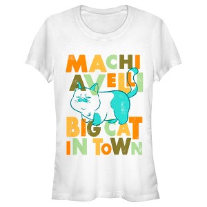 Juniors Womens Luca Machiavelli Big Cat in Town T-Shirt - 1 of 4