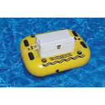 Swimline 55" Swimming Pool Cooler Raft Heavy Duty Tube Float - Yellow/Black