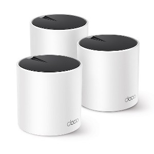 TP-Link Deco X55 AX3000 Wireless Dual-Band Gigabit Mesh Wi-Fi System (3-Pack) White Manufacturer Refurbished - 1 of 4