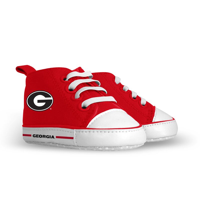 Baby Fanatic Pre-Walkers High-Top Unisex Baby Shoes -  NCAA Georgia Bulldogs, 1 of 6