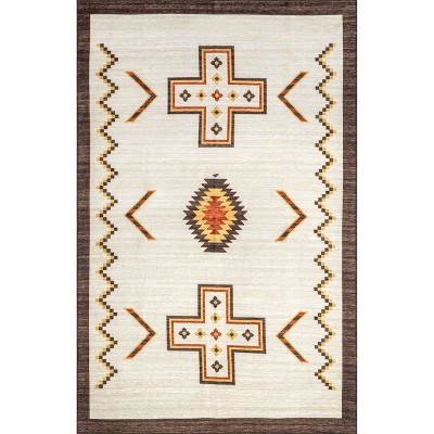 nuLOOM Colbie SpinClean Machine Washable Stain-Resistant Area Rug