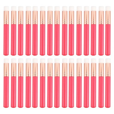 Unique Bargains Travel Blending Foundation Concealer Blusher Makeup Brush Set 10.3x1.4cm 30 Pcs