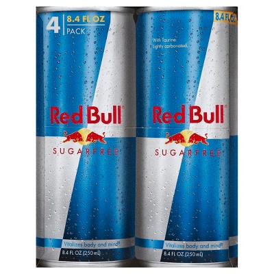 Red Bull Sugar Free Energy Drink - 4pk/8.4 fl oz Cans