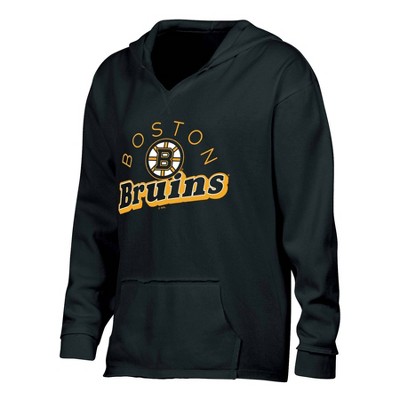 NHL Boston Bruins Women's Dark Fleece Hooded Sweatshirt