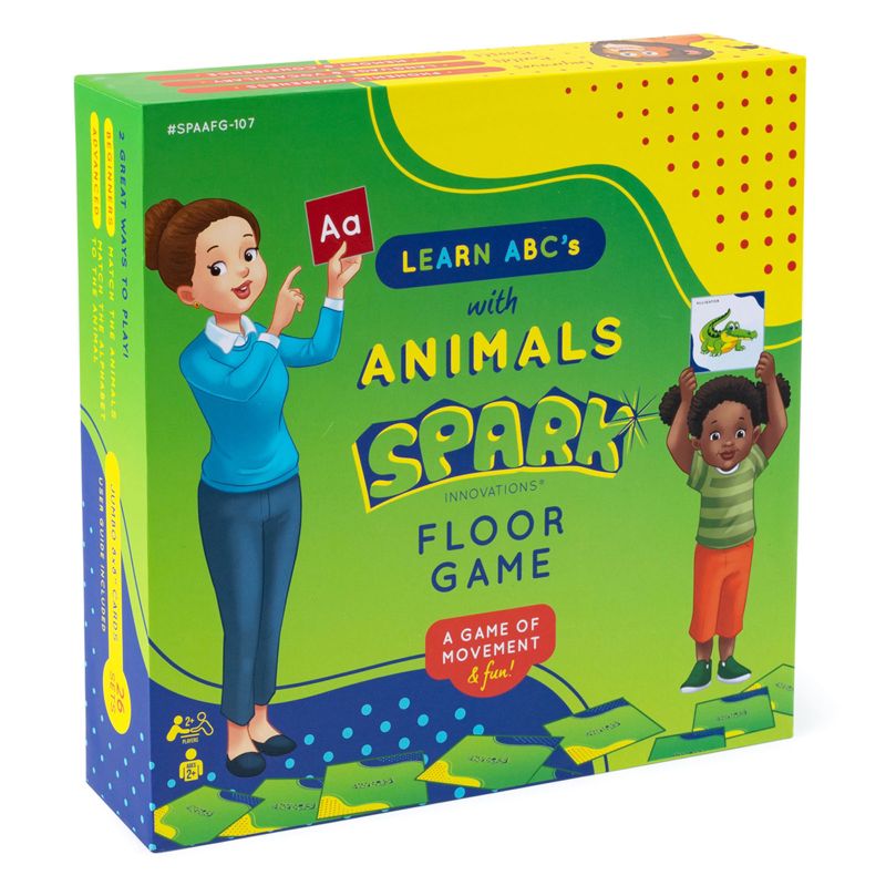 The Spark Innovations Learn ABC's with Animals SPARK Floor Game, 1 of 4