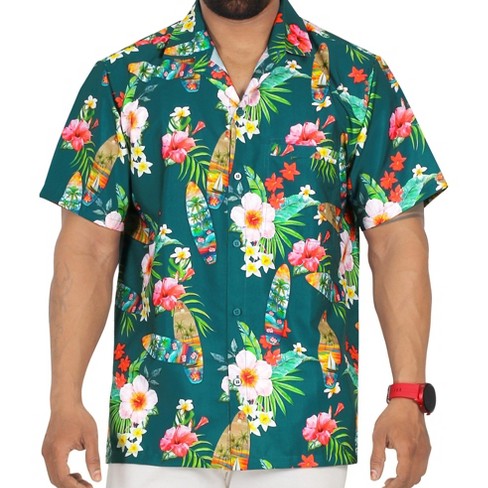 Happy Bay Mens Hawaiian Shirts Short Sleeve Button Down Shirt Floral Shirt Men Boho Holiday Casual Summer Beach Shirts For Men Funny Xl Blue Floral Target