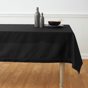 Solino Home Cotton and Linen Hemstitch Tablecloth - 1 of 4