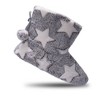 Jessica Simpson Girl' Plush Star Bootie Slippers - 4 of 4