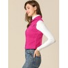 INSPIRE CHIC Women's Buttoned Washed Denim Vest with Faux Chest Flap Pockets - 4 of 4