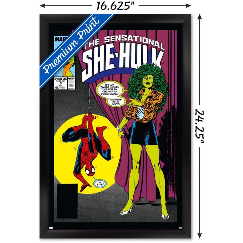 Trends International Marvel Comics - Sensational She-Hulk #3 Framed Wall Poster Prints, 3 of 7