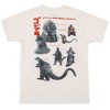 Men's Godzilla Monster Anatomical Diagram Poster Graphic T-Shirt Officially Licensed - 4 of 4