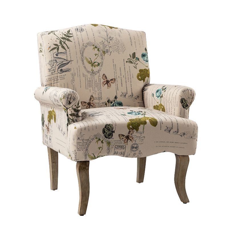 Austin Armchair with Recessed Arms Wooden Upholstered Armchair | ARTFUL LIVING DESIGN, 2 of 11