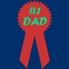 Men's Design By Humans #1 DAD Ribbon By T-Shirt - 2 of 2
