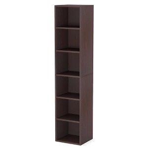 NicBex 6-Tier Modern Cube Bookshelf with Storage Display Shelves Bookcases for Living Room Home Office - 1 of 4