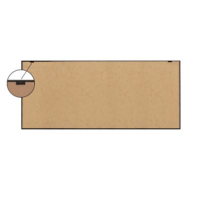 Bright Gold Framed Joshua Tree Desert Landscape Canvas Art, 18x40