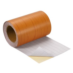 Unique Bargains Wood Grain Self Adhesive Waterproof PVC Repair Tape Red Cherry 1 Pc - 1 of 3