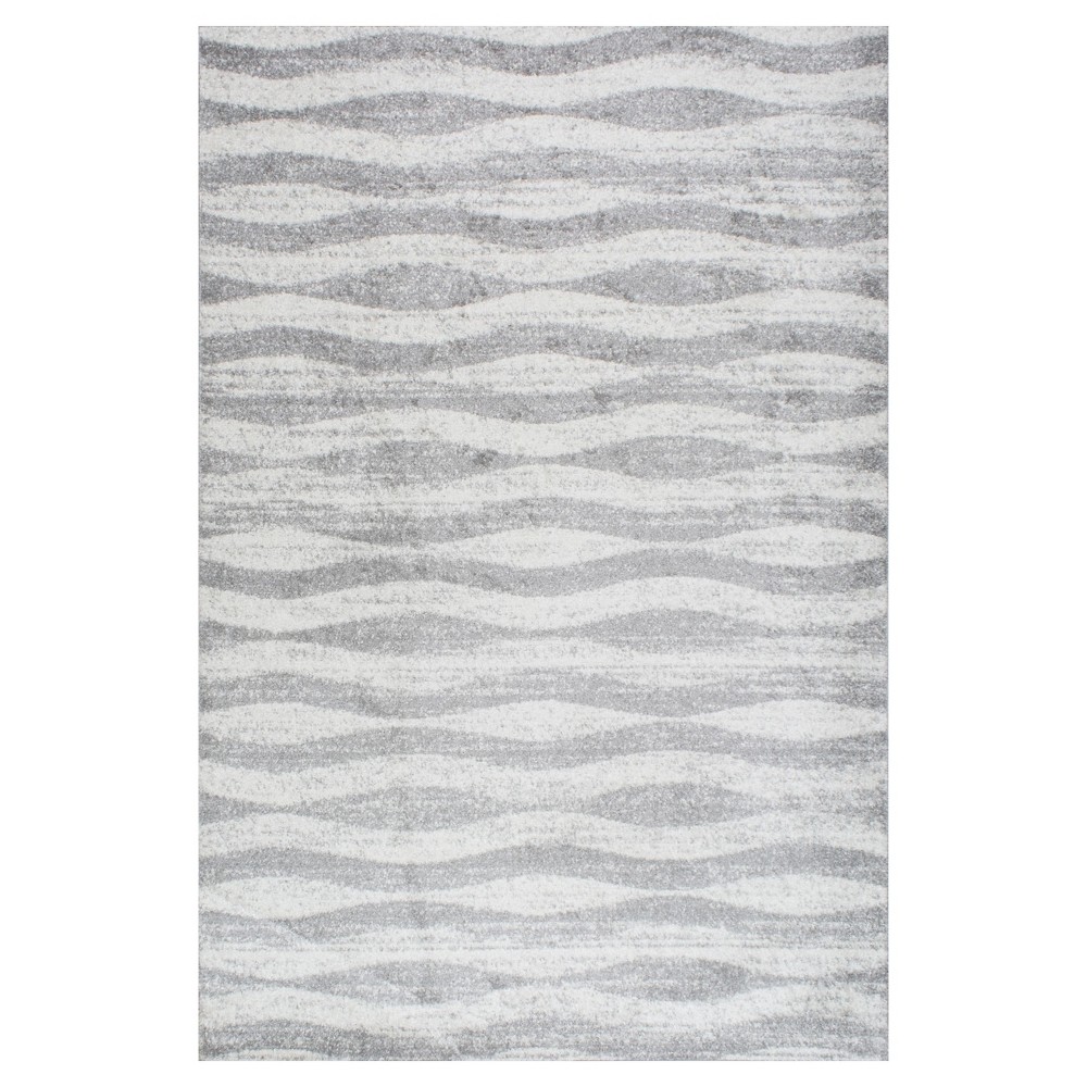 3'x5' Tristan Area Rug Gray- nuLOOM