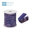 Unique Bargains Single Face Metallic Glitter Velvet Ribbon for DIY Crafts Gift Wrapping - 2 of 3