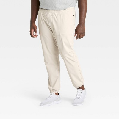 Men's Big Utility Tapered Jogger Pants - All In Motion™ Stone 3xl : Target