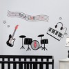 Lambs & Ivy Rock Star Musical Instruments Wall Decals/Stickers - Drums/Guitar - 3 of 4