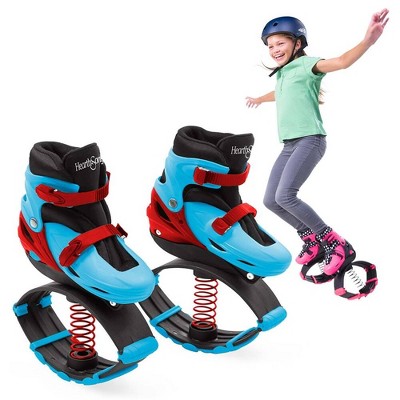 Hearthsong Jump2it Indoor/outdoor Bouncy Spring Shoes For Kids With  Non-slip Tread : Target