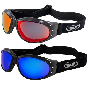 2 Pairs of Global Vision Eyewear Eliminator Safety Motorcycle Goggles - 1 of 4