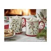 tagltd Kisses Under The Mistletoe Ceramic Mug 18oz Christmas Drinkware Red Dishwasher Safe 4.75in H x 3.75in Dia - 3 of 3
