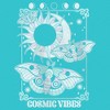Girl's Lost Gods Cosmic Vibes Moths T-Shirt - 2 of 4