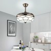 YIYIBYUS 42In Integrated LED Retractable Ceiling Fan with Remote Control - 2 of 4
