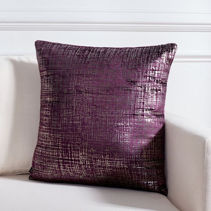 Prenlia Pillow - Purple/Silver - 18" X 18" - Safavieh., 2 of 6