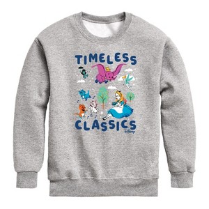Boys' - Disney - Timeless Classics Graphic Long Sleeve Fleece Sweatshirt - 1 of 4
