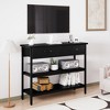 Whizmax Console Table with Drawer, 3-Tier Entryway Table with Storage Shelves, Console Table, Sofa Table, for Living Room, Hallway, Entryway - 4 of 4