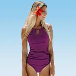 Women's High Neck Cutout One Piece Swimsuit -Cupshe