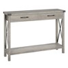 Coolmee 31 inch Console Table with Drawers and Open Shelf, 2-Tier Narrow Sofa Table for Entryway, Living Room, Corridor - 3 of 4