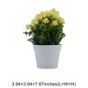 Unique Bargains Artificial Plants Water Grass with Plum Blossoms Plastic 3.94"x3.94"x7.87" 1 Pcs - 3 of 4