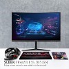 ViewSonic VX2418C 24 Inch 1080p 1ms 180Hz Curved Gaming Monitor with AMD FreeSync Premium, Eye Care, HDMI and DisplayPort - 3 of 4