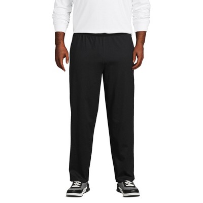 Lands' End Men's Big Jersey Knit Sweatpants - 2x Big - Black : Target