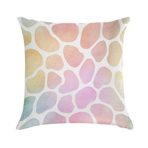 Rainbow Stones Pillow Covers 18x18 Decorative Throw Pillows Soft Square Cushion Covers for Couch Sofa Bedroom - 1 of 1