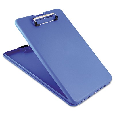 Saunders SlimMate Storage Clipboard 1/2" Clip Cap 8 1/2 x 11 Sheets Blue 00559