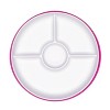 OXO TOT Stick & Stay Divided Plate - Pink - image 2 of 4